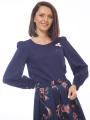 Bluză în nuanţă bleumarin de damă 82012-400-470
