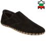 Men's mocassins brown with elasics