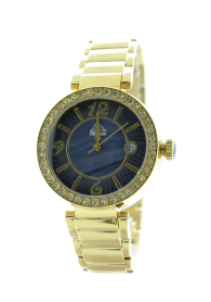 Kappa KP-1402L-D Women's crystals MOP dial elegant watch