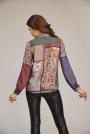 Multicolored women's long-sleeved shirt Radeks
