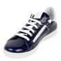 Women's blue patent leather shoes 33559