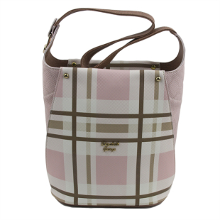 Women's bag daily in a square and ash of roses 885-5