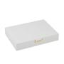 Jewelry box with single bottom in white color WA10403