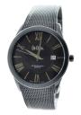 Черен мъжки елегантен часовник с плетена стоманена верижка Lee Cooper LC-64G-G