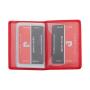Gift set of red case documents and pen Pierre Cardin