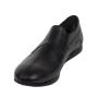 Men's black leather shoes 33640