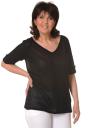 Black wooven top r Z-10