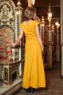 Ladies long dress in mustard color Avangard