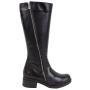 Cisme de dama din piele naturala negra 32830