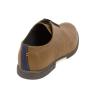 Men's brown leather shoes 33557
