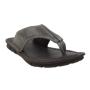 Men's genuine leather slippers 23505GREY