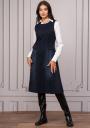 Sleeveless denim dress Avangard
