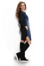Denim dress with a V-neck Avangard