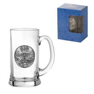 Beer mug with engraving double-headed eagle DG066