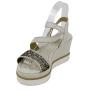 Sandale dama din piele naturala alba 32870