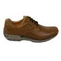 Men's brown leather shoes 32200