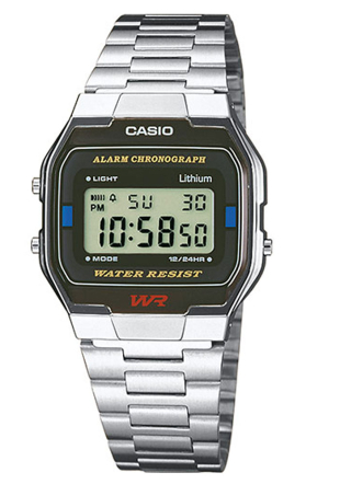 Унисекс часовник Casio A163WA-1QES