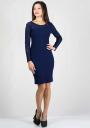 Blue rhombus lace dress RUMENA