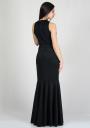 Rochie lungă de culoare neagră RUMENA