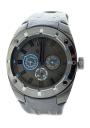 Мъжки часовник в сив и черен цвят с кожена каишка Lee Cooper LC-28G-C