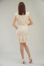 Casual women's dress with flowers 6322