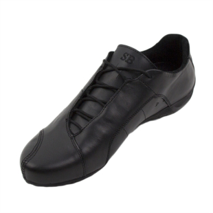 Мъжки черни маратонки с връзки 098BLACK