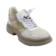 Women's high platform sneakers 214WHITEPOWDER