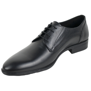 Men's evening shoes black with ties 