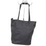 Дамска чанта от черна естествена кожа 1267BLACK