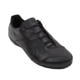 Мъжки черни маратонки с връзки 098BLACK