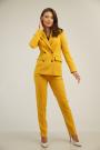 Women's suit mustard color with jacket and trousers 62003-301- 42114-301 