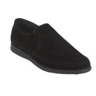 Male black moccasins suede 7170-202black