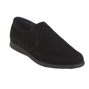 Male black moccasins suede 7170-202black