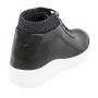 Women's nappa leather boots with black collar with dots 32775 