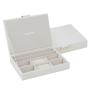 Jewelry box with single bottom in white color WA10403