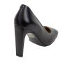 Women's shoes high heel 7 cm black leather 19005-01
