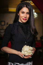 Черно елегантно сако Avangard