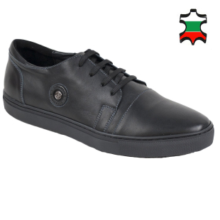 Black sport men's shoes 2438black