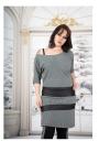Women's elegant asymmetric tunic and trouser set in fine pipit fabric Avangard