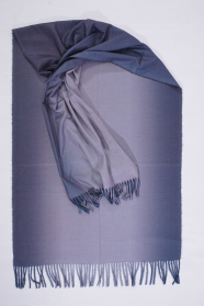 Scarf in iridescent colors in indigo color ML-68-1