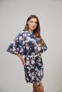 Elegant flower kimono dress 72221-913