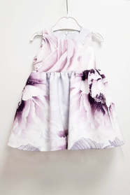 Rochie pentru copii de flori mov