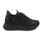 Women's leopard print sneakers TUSHE02BLACKLEO