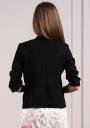 Geaca scurta de dama de culoare neagra cu nasturi Avangard