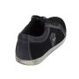 Men's black suede leather trainers 33639