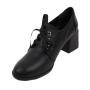 Pantofi eleganti de dama in negru cu toc mediu JANET2