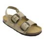 Дамски сандали с анатомична подметка в светло кафяв цвят M15-21-121BEIGE
