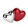 Vase with two hearts
