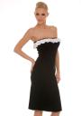 Rochie eleganta tip bustiera cu fronsare pe decolteu Z-2011-2012