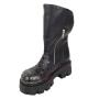 Women's summer boots in black color 21369